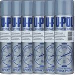 6x U-Pol Etch Primer Spray Grey Power Can Direct to Metal Anti-Corrosive 500ml