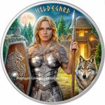 2022 Germania "Valkyries Hildegard" 1 Ounce Pure Silver Colorized Coin Series!