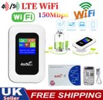 5G Unlocked LTE LCD Portable Mobile Broadband Wireless WiFi Router MiFi hotspot