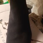 Boot Barn Ankle Boots Size 8 Black Suede Faux Fur Trim
