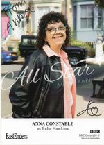 EASTENDERS - Anna Constable Signed Castcard 01 (SCHT)