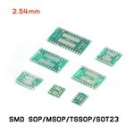 PCB Board Converter Double Side SMD SOP/MSOP/TSSOP/SOT23 to DIP 2.54mm Adapter