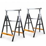 RocwooD Multipurpose Saw Horse 400KG Capacity Heavy Duty Steel Frame DIY