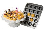 Chicago Metallic Non-Stick 20 Hole Teacake Pan Mini Cake Tin 27 x 35 cm