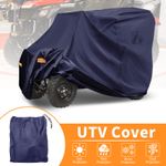 Waterproof UTV Cover Side by Side Covers for Honda Pioneer 500 520 Navy Blue