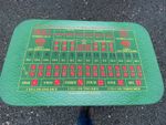 Chinese Sic Bo Casino Table Layout