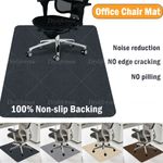 Rectangle Office Chair Mat Floor Computer Desk Carpet Non-slip Floor Protector