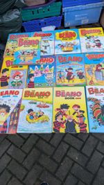 Beano Annuals x 15 1982 to 2000 Look At Pictures for Condition See Description