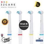 Interspace Power Tip IP17 Toothbrush Heads compatible ORAL B Braun Interdental