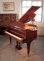 Bluthner Model 10 Baby Grand Piano in Figured Mahogany   | BESBRODE PIANOS