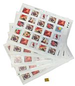 20 sheets 1st Class LARGE Valid for postage 25x Stamps £3.15 each 