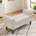 Storage Ottoman Seat Stool Bench Chest Toy Box Pouffee Footstool Bedroom Trunk