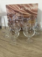 Set of 6 vintage brandy glasses Napoleon Luminarc France