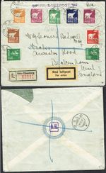 NORWAY 1926 (18 Jun) Registered airmail cover to - 46324