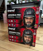 Trend Airshield Pro Battery Powered Full Face Mask Visor Black AIR/PRO