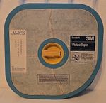 Vintage 3M Scotch 2" Video tape case, TV broadcast Alice A slight case of ESP S3