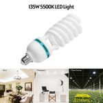 Meking 1Pcs 150W 5500K 220V Daylight Lamp Bulb Energy Saving Bulb E27 CFL Lamp