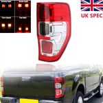 Right O/S Rear Tail Light Brake Fog Lamp For Ford Ranger T6 2011-2019 (UK Spec)