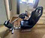Playseat Evolution Racing Seat Cockpit with Steering Wheel & Pedals Black/Silver