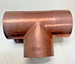 2 5/8 inch Diameter tee copper fitting