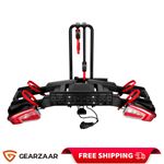 E-bike Bicycle Carrier Rack 60KG GEARZAAR Towing Hitch Anti-Theft Electric UK