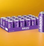 Kinza Blackcurrant Soft Drink 24x320ml | Popular Saudi Beverage Brand