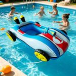 Kids  Race Car,Portable,Sturdy,Lightweight, Girls Inflatable with Water Toy for