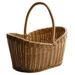 Large Wicker Basket with Handle Rattan Shopping Basket/carrier