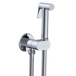 Conon Chrome Round Douche Spray Kit with Integrated Isolator Valve & Hose