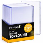 Pristine Packs Top Loaders 35pt Clear Rigid Card Sleeves 3x4" Pokemon/MTG 25-200