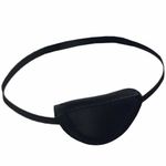 Black Fabric Medical Eyepatch Washable Flexible Eye Patch Protection Eyeshade