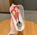 Full Set Toy Story 5 Spoon Fork Cutlery Woody Buzz Lightyear Jessie Forky Alien