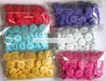 Round Dome Smartie Matt Buttons ( Choice of size And Colours ) 18s 24s 28s 32s