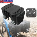 Double Pannier Bike Bags – MTB Waterproof Mountain Bicycle Rear Rack Pack Set