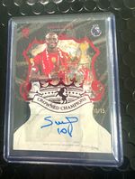 Topps Auto Crowned Champions Sadio Mané Liverpool FC Serial Numbered 10/15