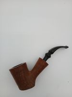 Vintage Large Freehand Briar Smoking Pipe Unusual Rustic Estate Pipe