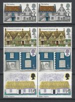 GB QEII 1970 SG815-8 British Rural Architecture UMM Horizontal Pairs