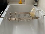 Czech & Speake Edwardian Bath Rack DuraGold Luxury Adjustable Bath Rack RRP £925