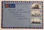 1982 FALKLANDS WAR COVER CORNWALL BRITISH TASK FORCE SOUTH ATLANTIC PORT STANLEY