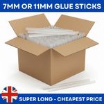 HOT MELT GLUE GUN STICKS 7mm / 11mm x 300mm LONG FOR CRAFT ADHESIVE CLEAR MINI