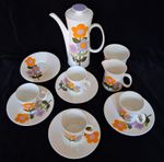 Dolly Days Hostess coffee wares 60s John Russell bone china - sold individually