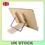 Wooden 20×28cm Foldable Book Stand – Portable Multi-Use Reading & Display Holder