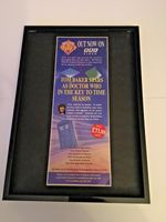 Doctor Who(Tom Baker)-BBC Video-1995 A4 framed original advert