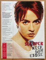SLEEPER - NICE GUY EDDIE 1996 Full page UK lyric poster LOUISE WENER