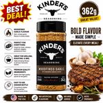 Kinder's Woodfired Garlic Seasoning, 362g | Premium All-Purpose Garlic 
