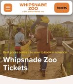 ZSL Whipsnade Zoo - 1 Entry Ticket RRP GBP 30..VALID ALL DAYS 2025