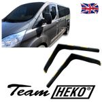 Wind Deflectors Fits Ford Transit Custom 2012-2023 2-Pcs Set Tinted Heko