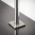 Stair Rods UK Quadratum Satin Nickel Small Radiator Pipe Cover