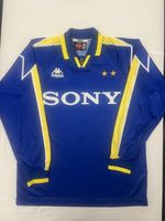 Juventus 1996-97 Away Shirt Long Sleeve Large Sony Kappa Gara Stars Excellent 