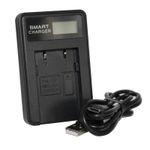 Battery Charger for Canon EOS 350D 400D Rebel Xti  XT Camera NB-2L / NB-2LH USB